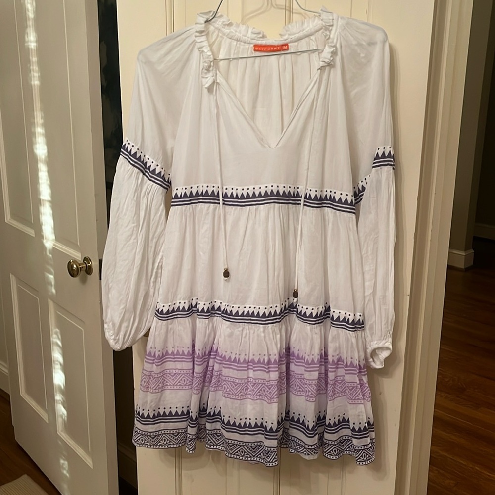Oliphant tiered short dress size medium